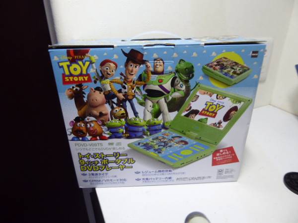 未使用 トイストーリーDVDプレイヤー PDVD-V09LM