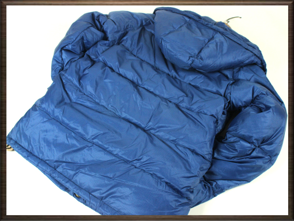 ★CAMP7 新品 アウトドアに!! 2wayダウンジャケット 青M★