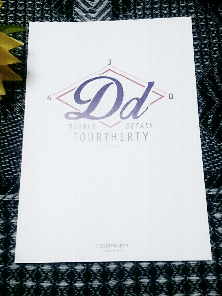 即決！非売品★ディーンフジオカ★FOURTHIRTY カタログ☆写真集
