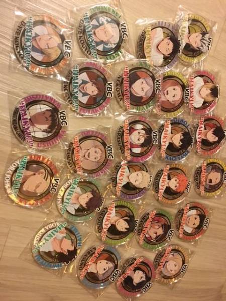 ハイキュー☆アクリルバッジ25個セット 日向影山月島山口及川