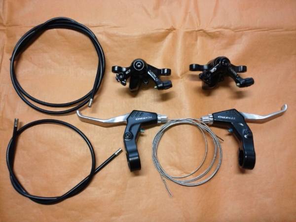 TEKTRO NOVELA 新車外し 未使用品 キャリパー レバーSet
