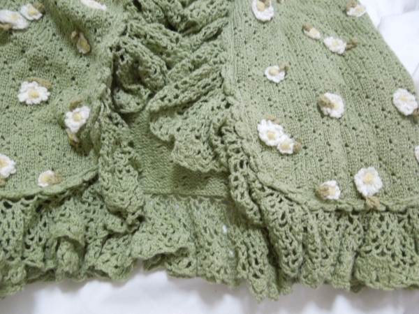 ピンクハウス カーディガン レディース 刺繍/レース/フリル