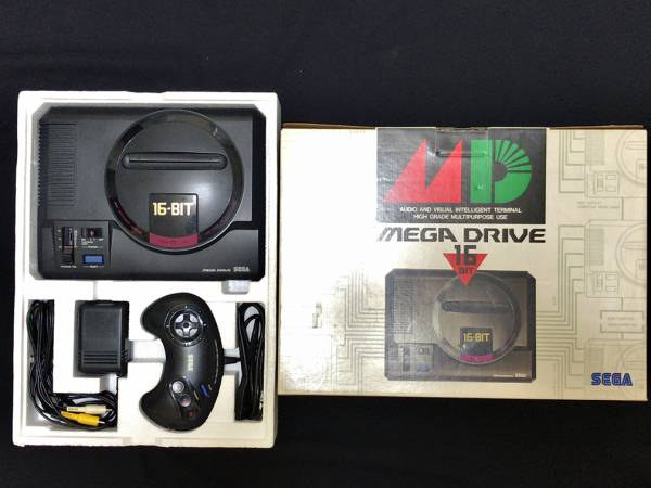 SEGA&frasl;セガ メガドライブ HAA-2510 本体 一式セット 箱付き