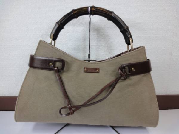 【グッチ】本物 GUCCI ハンドバッグ バンブー 女性用 109136