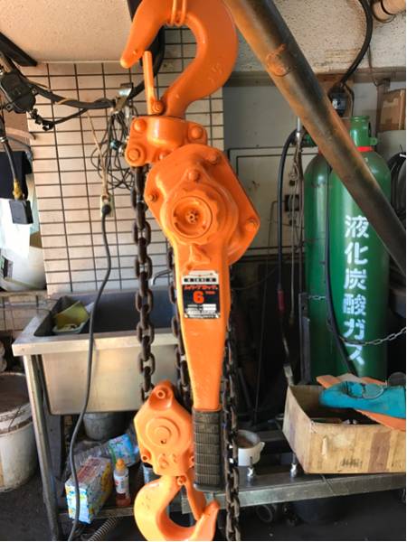 6トンレバーブロック中古品2台1組特価です。キトー
