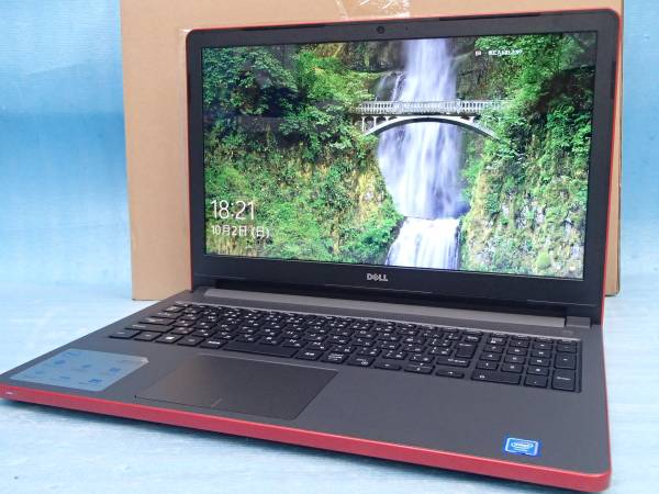 ◎Inspiron 15(5558)◎2コア 3205U/4GB/1TB/DVDマルチ/レッド◎