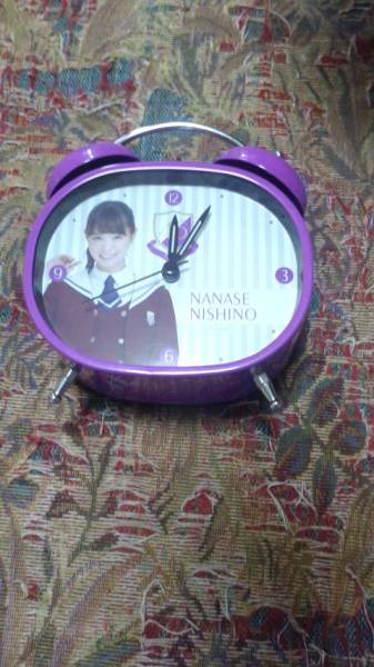 オンラインネット 乃木坂46 目覚まし時計 個別ボイス 西野七瀬 完売