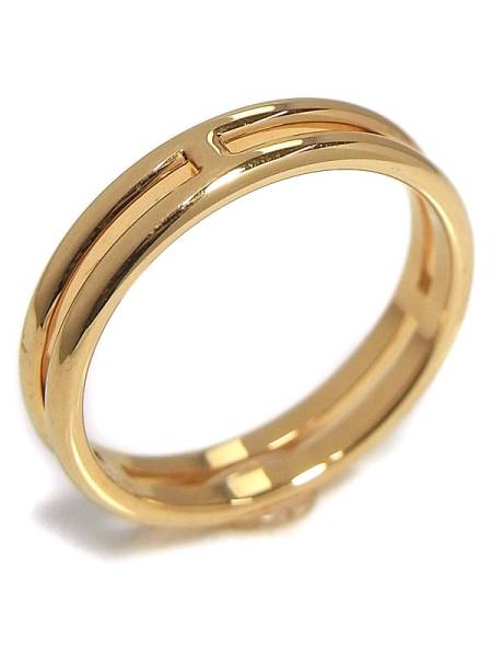 美品 エルメス アリアンヌ リング 10号 #50 K18PG 750 社外箱付