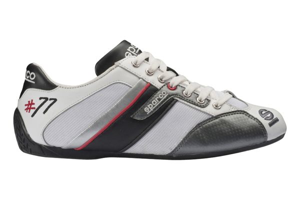 SPARCO スパルコ ドライビングシューズ TIME77 白黒 42 27.0Cm