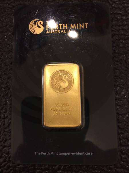 1円スタート パースミント カンガルー金貨 20g