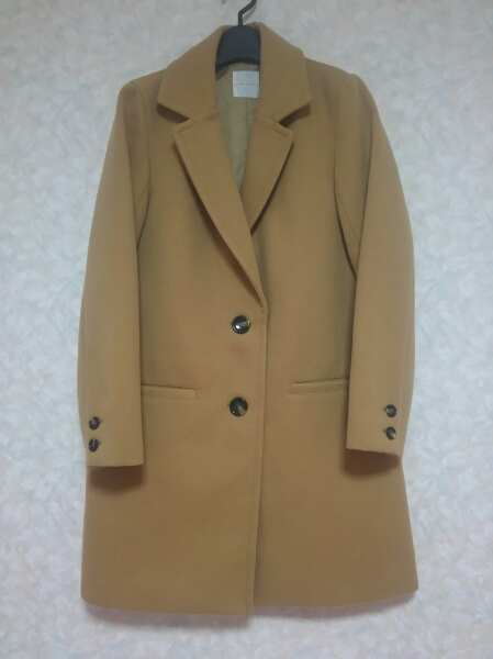 美品 LOWRYS FARM チェスターコート キャメル L