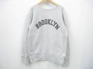 Champion リバースウィーブ スウェット 長袖 BROOKLYN グレー S