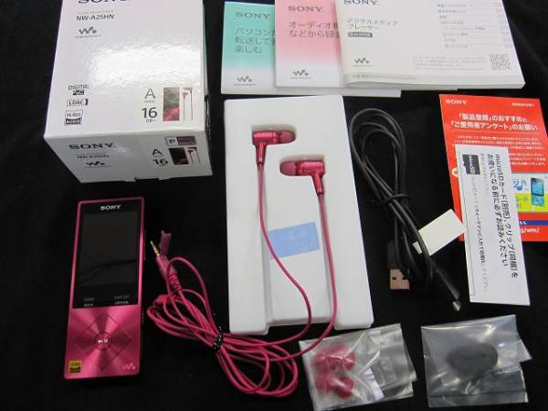 SONY NW-A25HN ボルドーピンク ウォークマン 16GB 中古美品 家電、AV