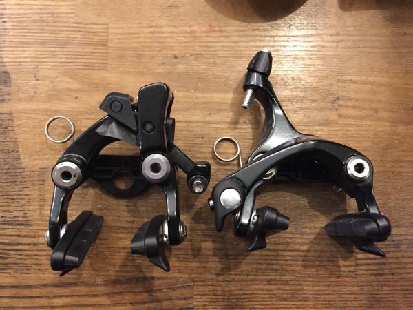 ★☆シマノ 105 BR-5810 フロント&リアセット 黒 新車外し品☆★