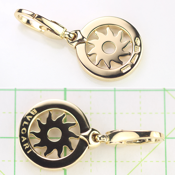 1円～ ブルガリ K18 トンドサン チャーム SELBY