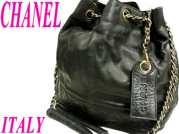 CHANEL シャネル　チェーン紐　チェーンバッグ　ヴィンテージ CHANEL シャネル - CHANELシャネル ヴィンテージココマーク チェーン