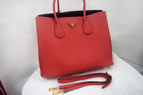 プラダ PRADA サフィアーノ レッド PRADA（バッグ 赤の通販