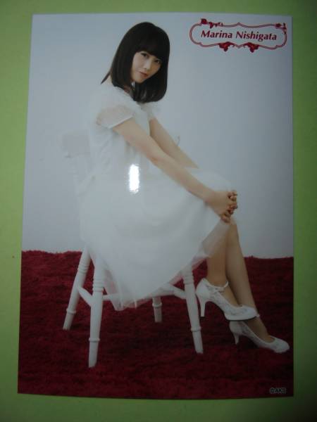 NGT48 2017　卓上カレンダー 　劇場限定 生写真 西潟茉莉奈