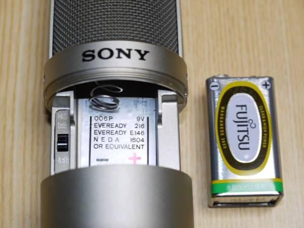 SONY プロ仕様 ビンテージ・マイク ECM-56A 最大音圧レベル134dB