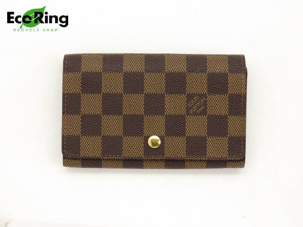 1円 ヴィトン ダミエ 二つ折り財布 ポルトフォイユ 小物 DS511