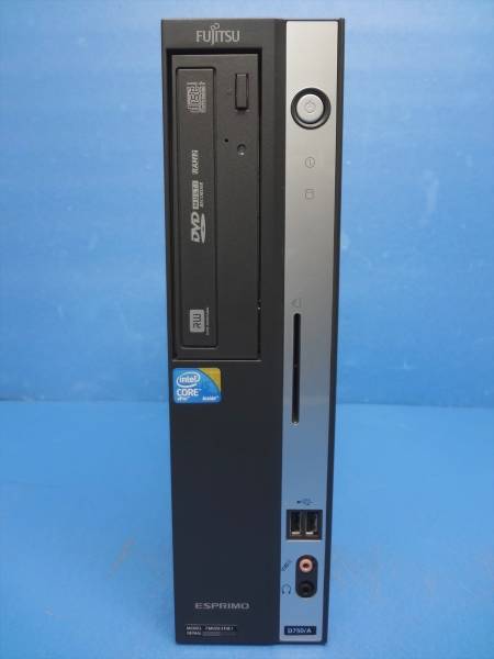 富士通　ESPRIMO D750/A　Ci5-650 3.20GHz/4G/160G/Win7Pro #f