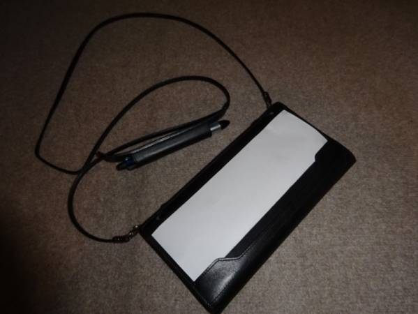文具王　手帳 肩掛けベルトなど付属品つき