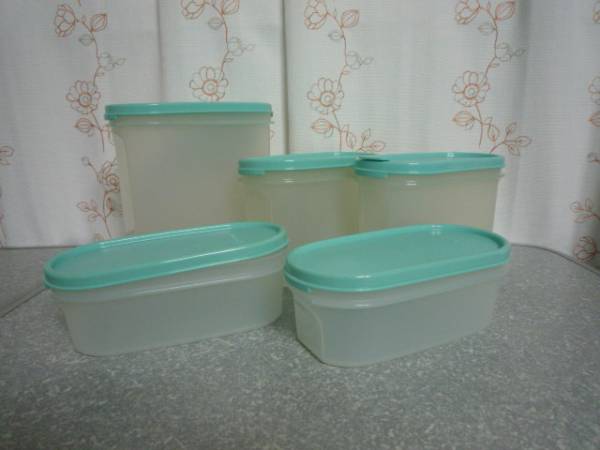 タッパーウェア タッパ タッパーウェアフタ付きプラスチック保存容器