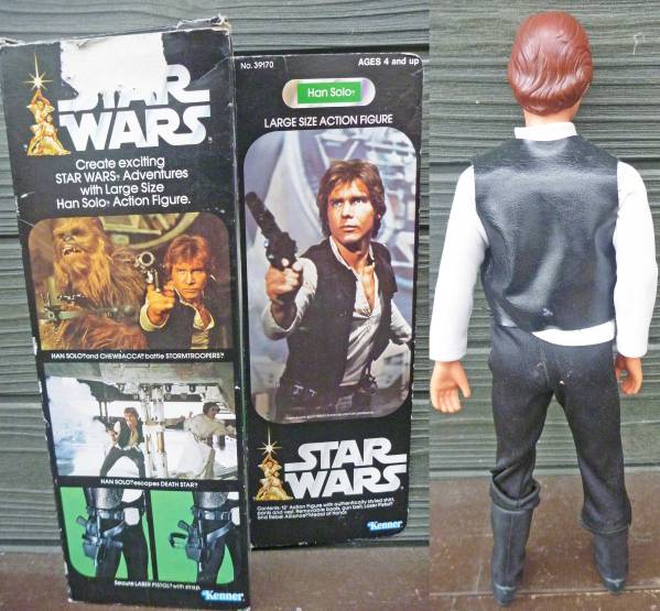 70s オールドケナー スターウォーズ ハンソロ フィギュア レイア