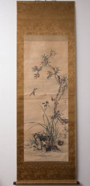 道具 | - 日本画 netshop 肉筆絹本掛軸 山水 ネットショップ圭