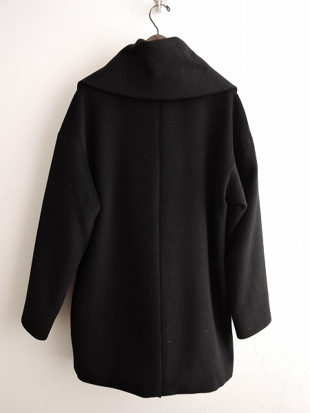 MaxMara マックスマーラ Max Mara *カシミヤ混コート38*黒 MaxMara マックスマーラ Max Mara *カシミヤ混コート38*黒