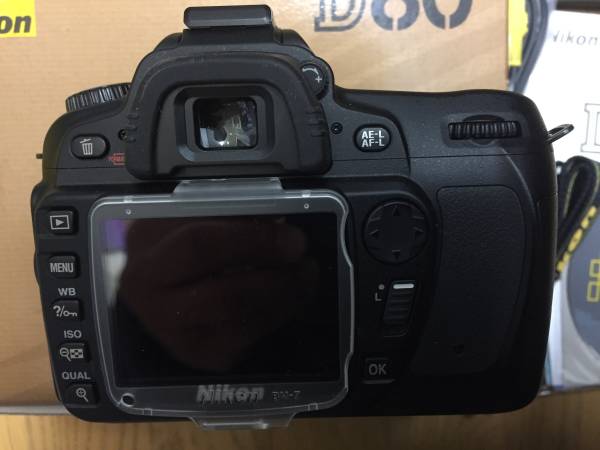 Nikon D80 ブラックボディ ジャンク？ 大きなキズもなく綺麗な感じです