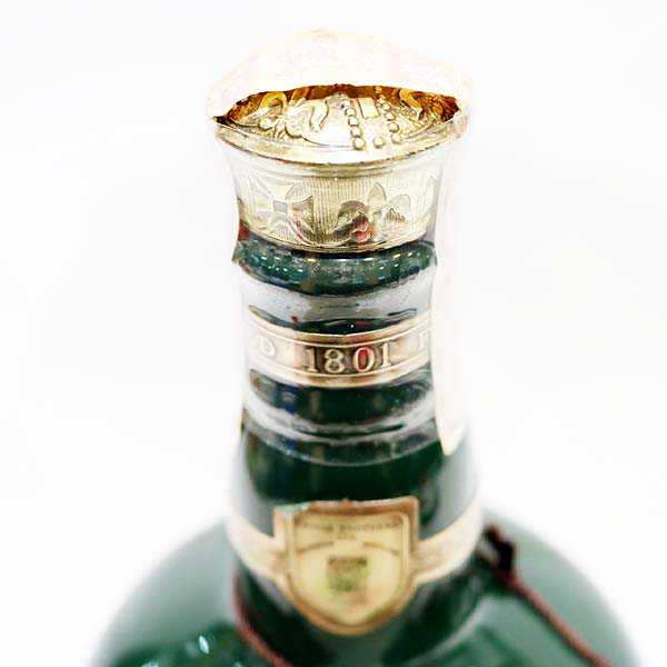 21年 ROYAL SALUTE ロイヤルサルート 緑 1321g 赤陶器（重量 700ml 40