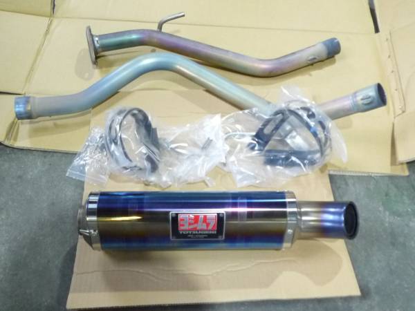 ヨシムラ　アピオ　マフラー　チタンサイクロン　ジムニー JB23 JB43 美品 ◇◇アピオ製ジムニーJB23，JB33，JB43用ヨシムラマフラーR-77Jチタン