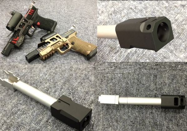 FLW グロック 17用ZEV コンペンセイター□G17 グロック m1911 m92 FLW グロック 17用ZEV コンペンセイター□G17 グロック m1911 m92