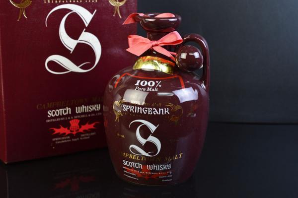 【雲】SPRINGBANK 陶器 スプリングバンク 未開栓(ウィスキー古酒)V82