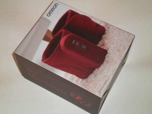 OMRON オムロン エアマッサージャー HM-255 WR ワインレッド_3