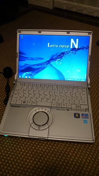 Let's Panasonic note レッツノートcfn10のwindows7のリカバリをして