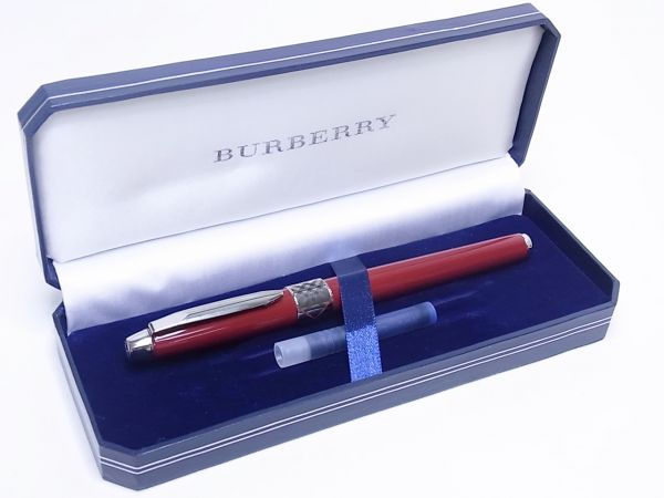◇BURBERRY/バーバリー 万年筆 イズリントンシリーズ 14K◇ (万年筆