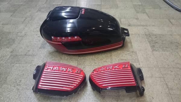 CB250T400T バブ ホーク ヤカンタンク外装セット ホンダ用 タンク