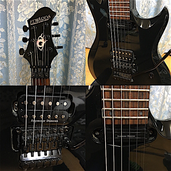 エドワーズ ギター アイジモデル PIERROT LMC ESP Edwards AIJI 改造