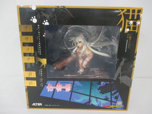 開封 ALTER/アルター 化物語 1/7 ブラック 羽川/翼，フィギュア，西尾