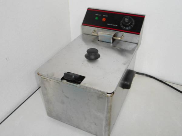 ■8Ｌ電気フライヤー　卓上　厨房機器　調理器具　STEF-8Ｌ　単相100V■