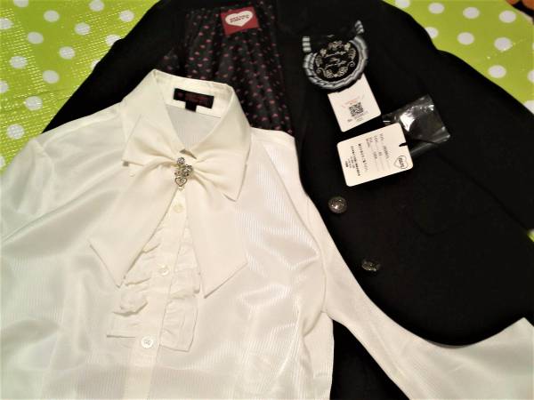 新品 女児 フォーマル スーツ 5点セット 150サイズ パンツ ジャケット 黒 フリル 上下 入学式 卒業式 結婚式 受験 販売価格17，064円の品