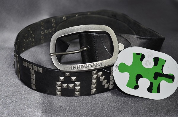 新品 S（76-86cm） inhabitant インハビタント スタッズベルト 9，612 円　