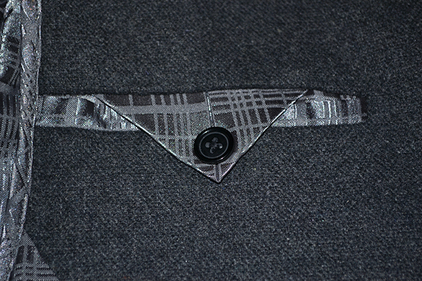 なないろ屋☆彡SALE■男性用和装コート■ウール混とんびコート　インバネスコート　濃グレー427