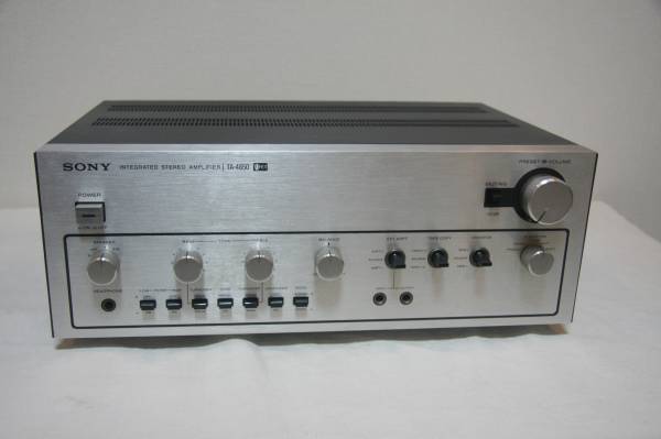 SONY TA-4650 (V-FET) 長期保管ジャンク品 (音だしOK/サービス