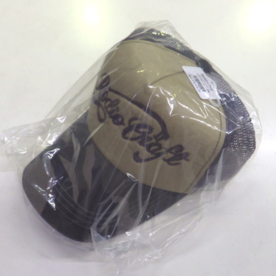 ロデオクラフトコットンメッシュcap browncamoXチェーン刺繍即決