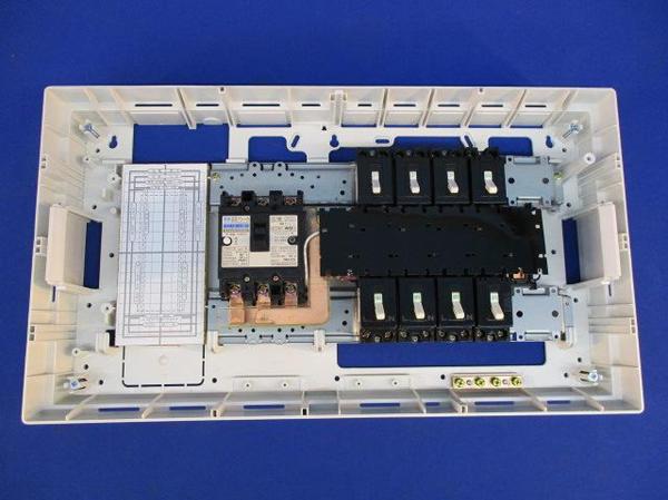 ヤエコンパネル住宅用分電盤3P40A(逆相)分岐不足有 EF105-8B他