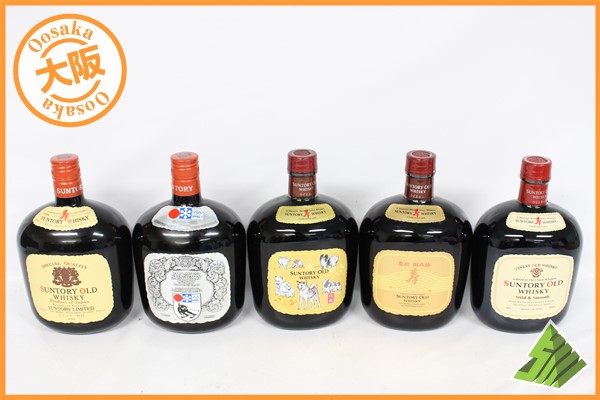 サントリー ウイスキー OLD SUNTORY 寿 1899年 5本セット WHISKY 公式