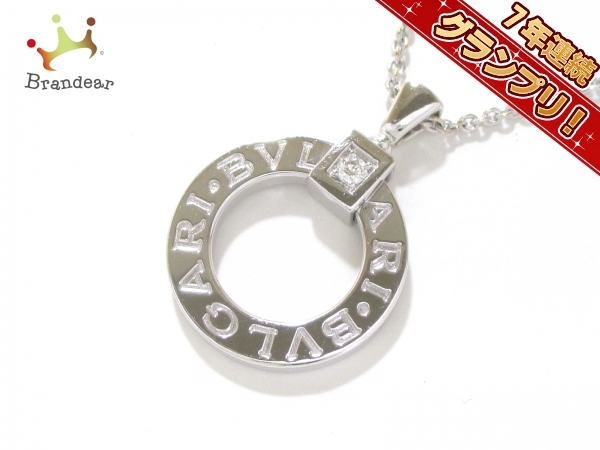 ブルガリ ネックレス 美品 ブルガリブルガリサークルネックレス